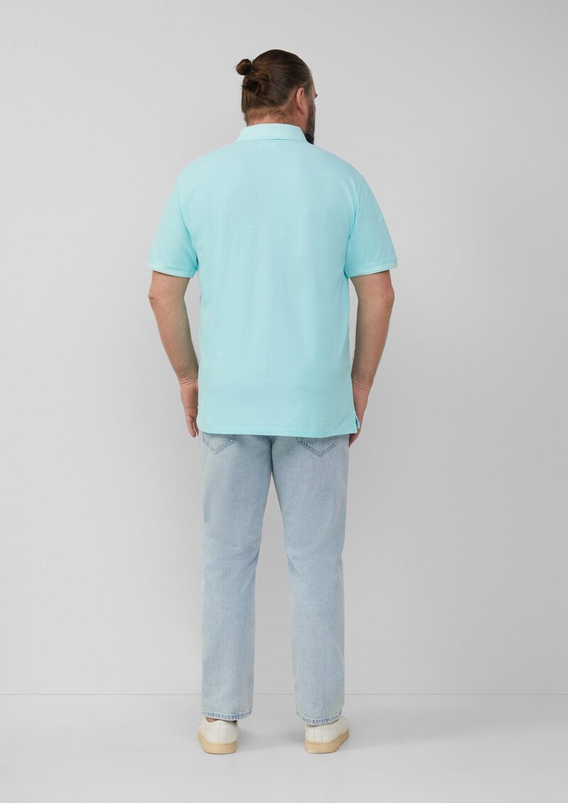 Poloshirt mit kleinem Labelpatch