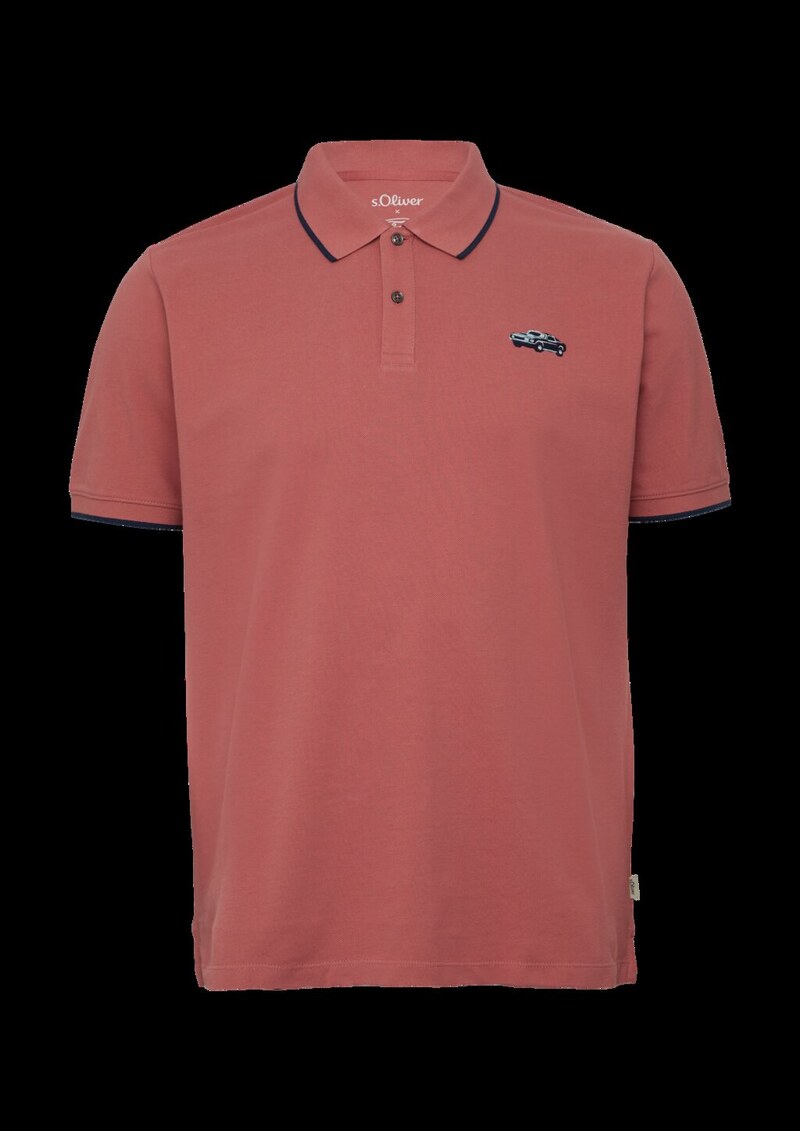 Poloshirt aus Piqué mit Stickerei und Ford®-Artwork