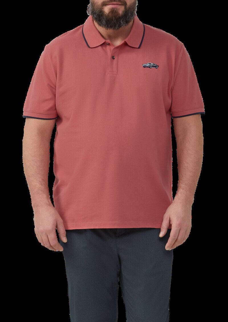 Poloshirt aus Piqué mit Stickerei und Ford®-Artwork