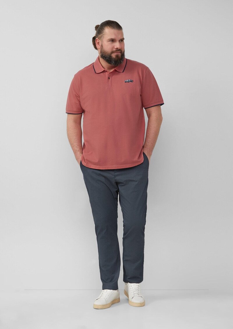 Poloshirt aus Piqué mit Stickerei und Ford®-Artwork