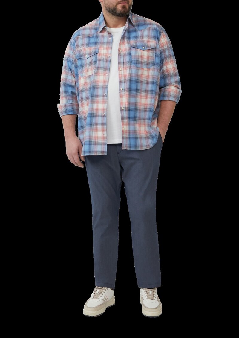 Phoenix: Strukturierte Chino mit Elastikbund