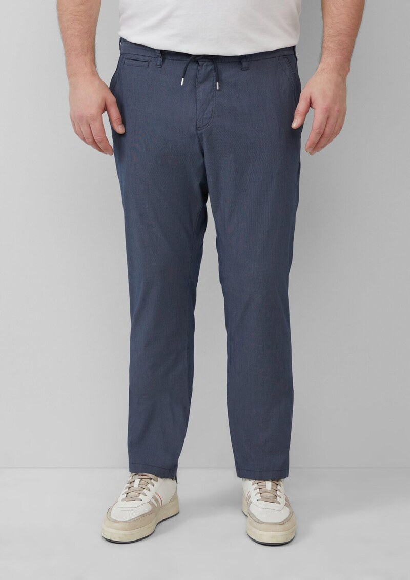 Phoenix: Strukturierte Chino mit Elastikbund