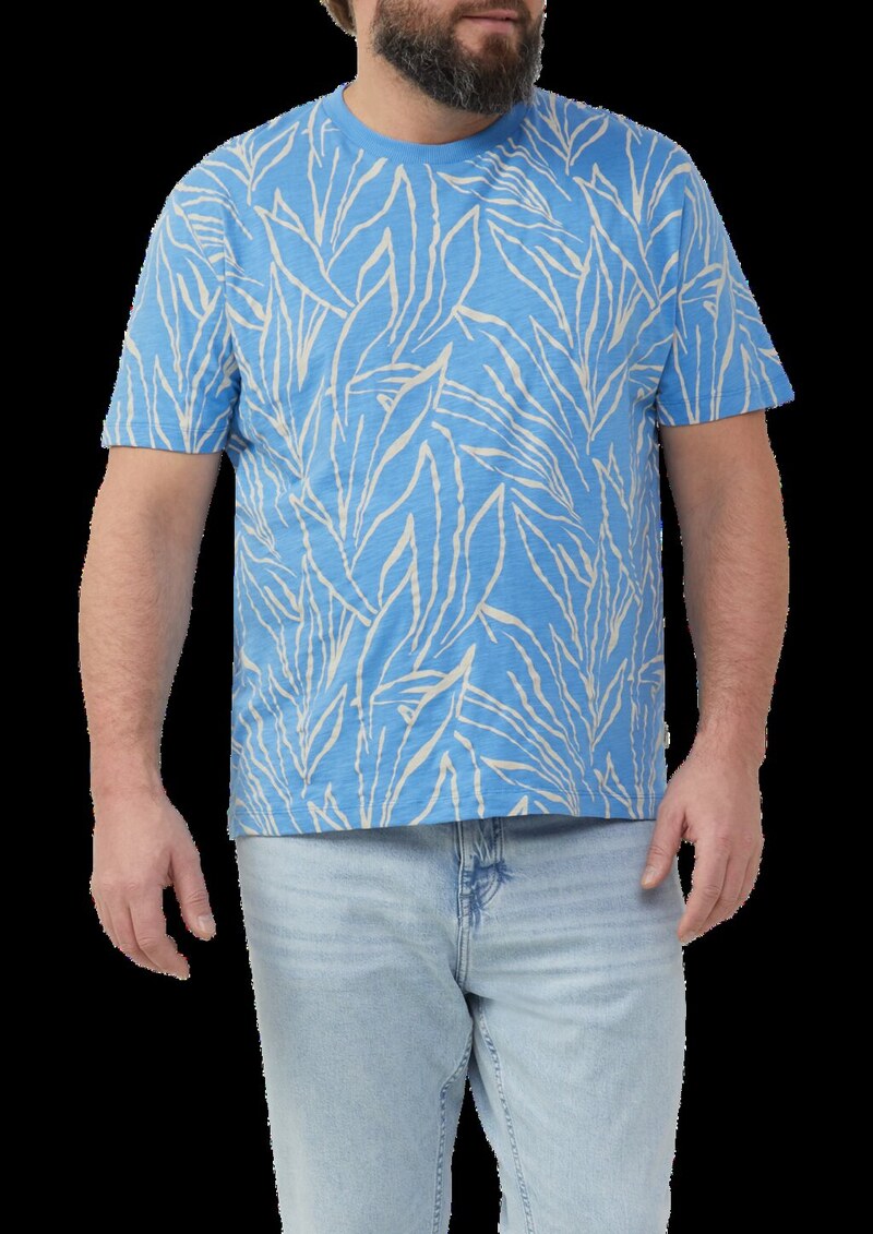 Baumwoll-T-Shirt mit All-over-Print