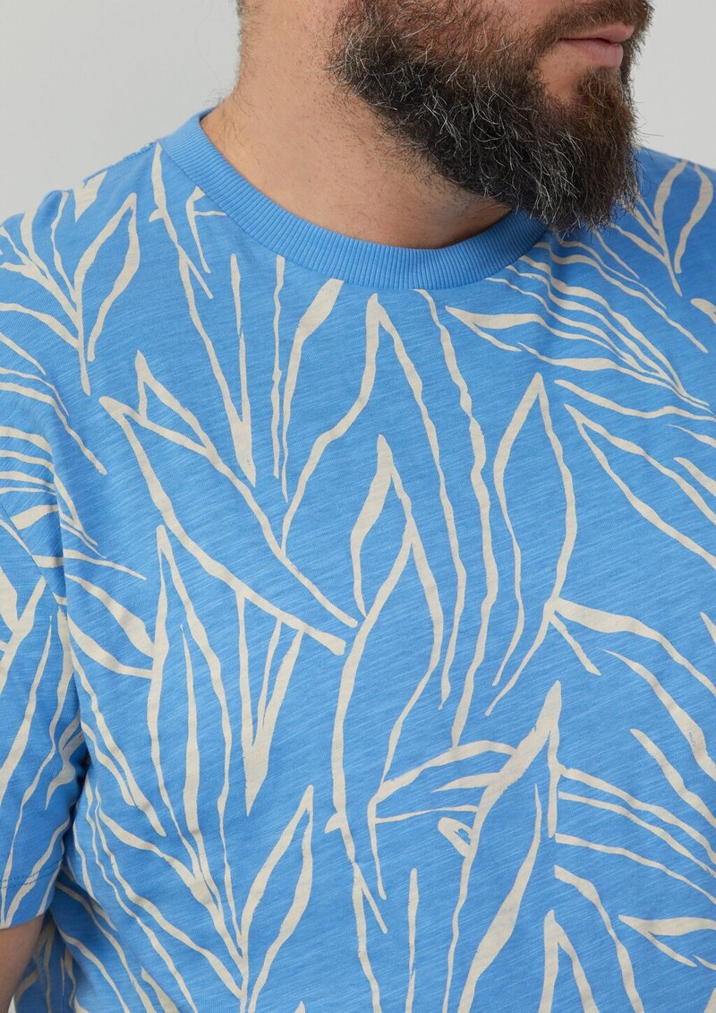 Baumwoll-T-Shirt mit All-over-Print