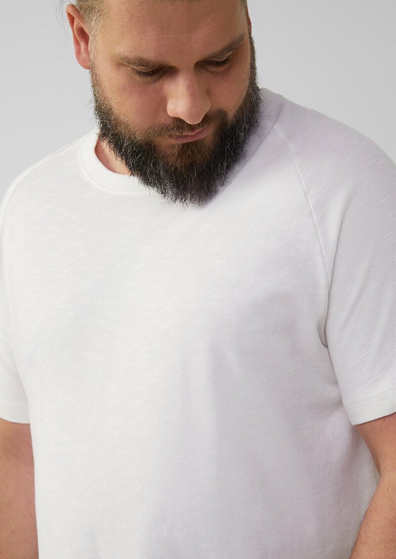 Raglan-Shirt mit Flammgarnstruktur