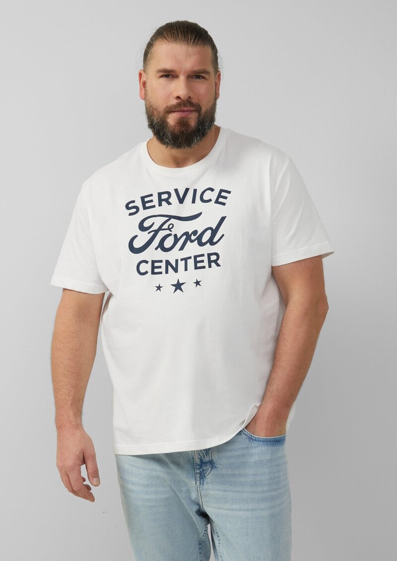 Baumwoll-T-Shirt mit Ford®-Print