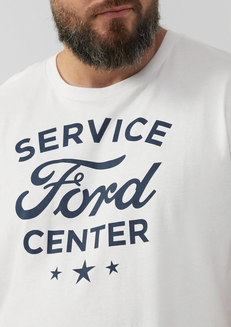 Baumwoll-T-Shirt mit Ford®-Print