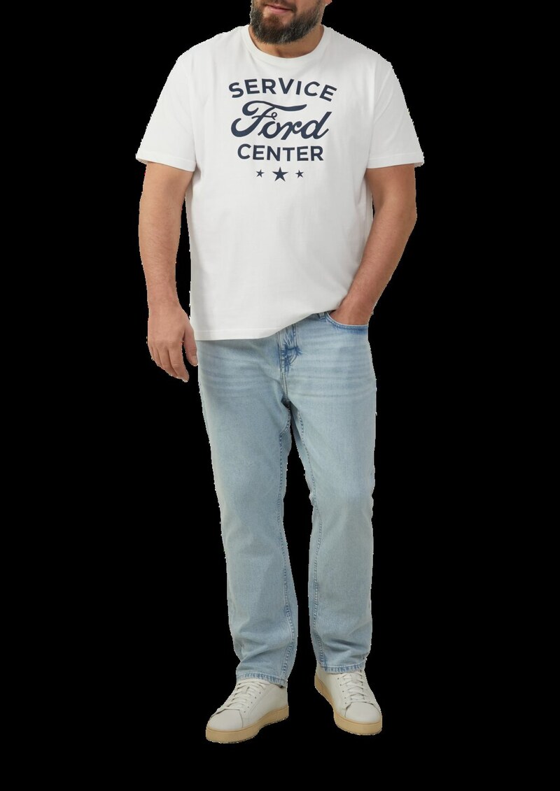 Baumwoll-T-Shirt mit Ford®-Print