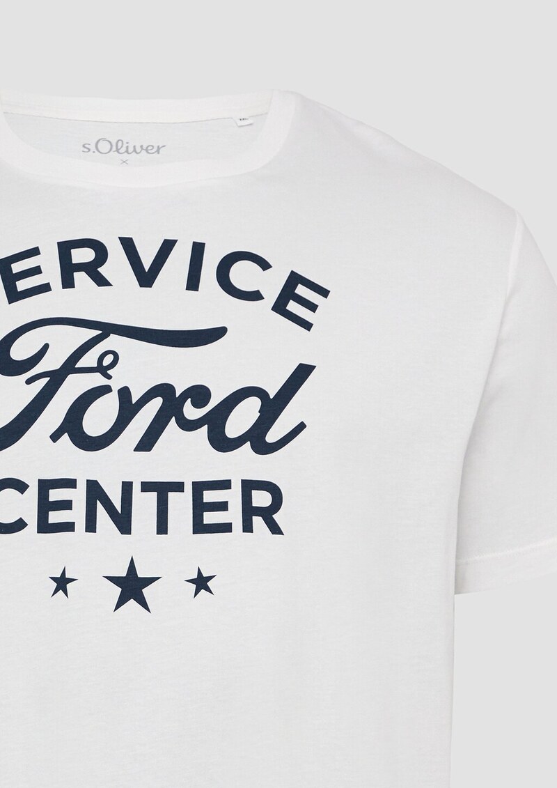 Baumwoll-T-Shirt mit Ford®-Print