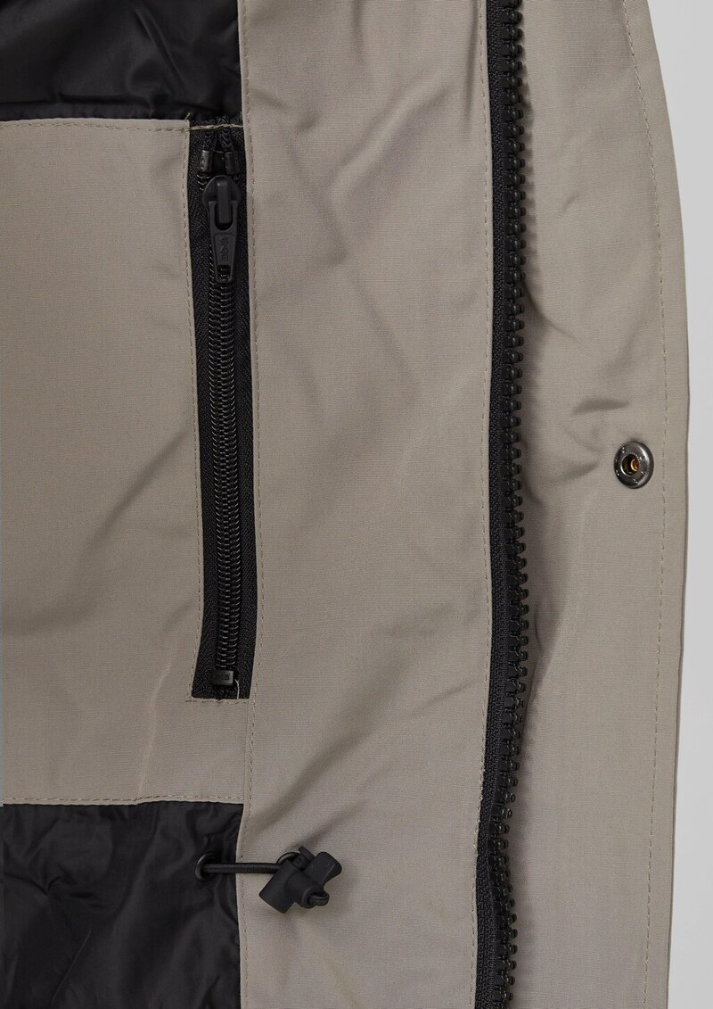 Wasserabweisender Parka mit Kapuze und sportiven Details