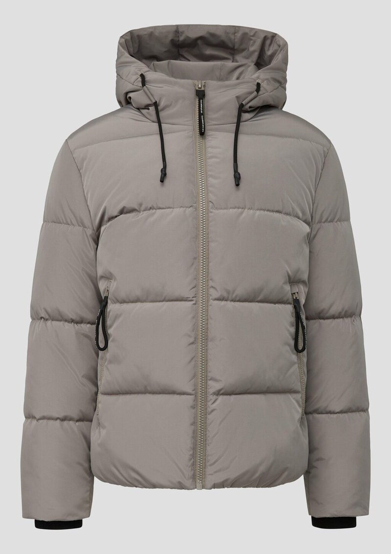 Sportive Pufferjacke mit Reißverschlusstaschen