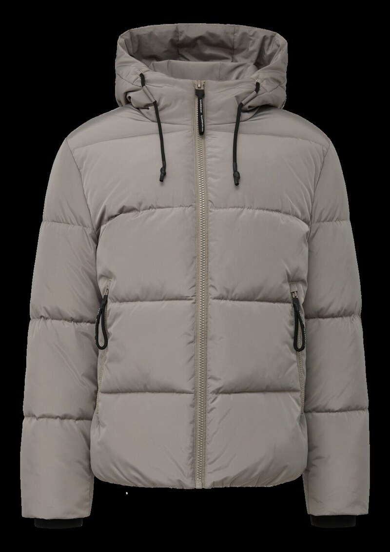 Sportive Pufferjacke mit Reißverschlusstaschen