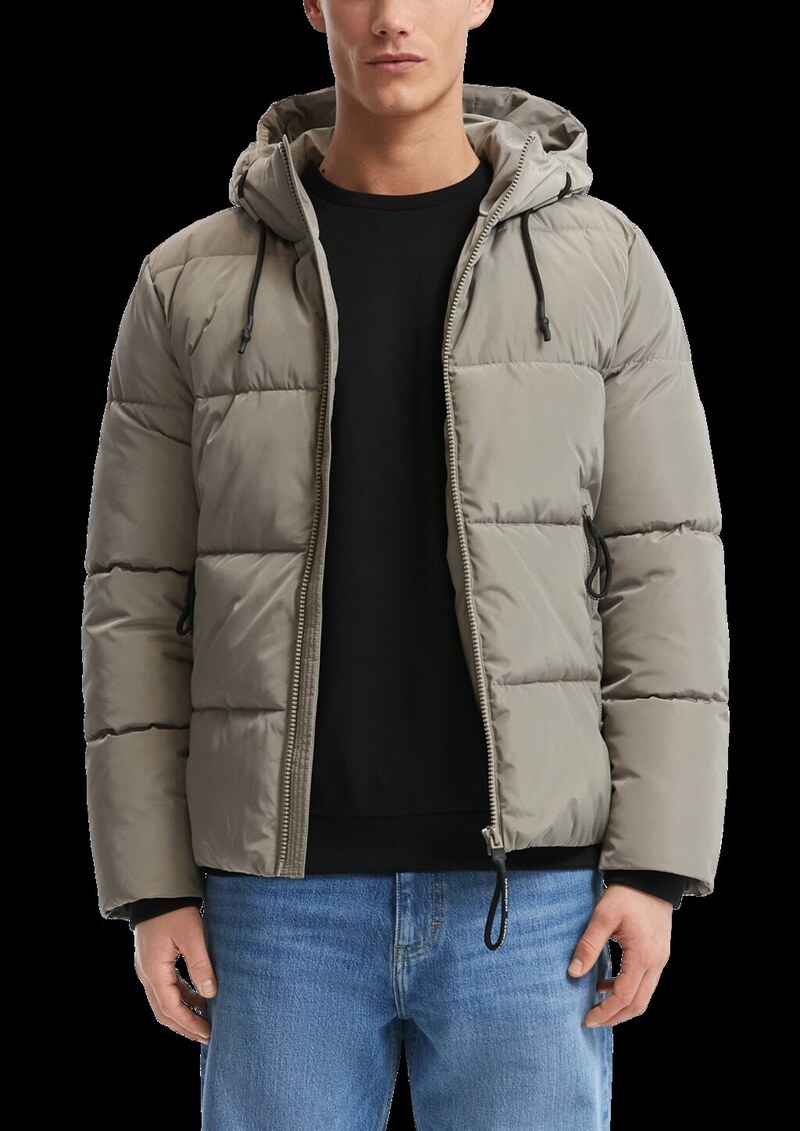 Sportive Pufferjacke mit Reißverschlusstaschen