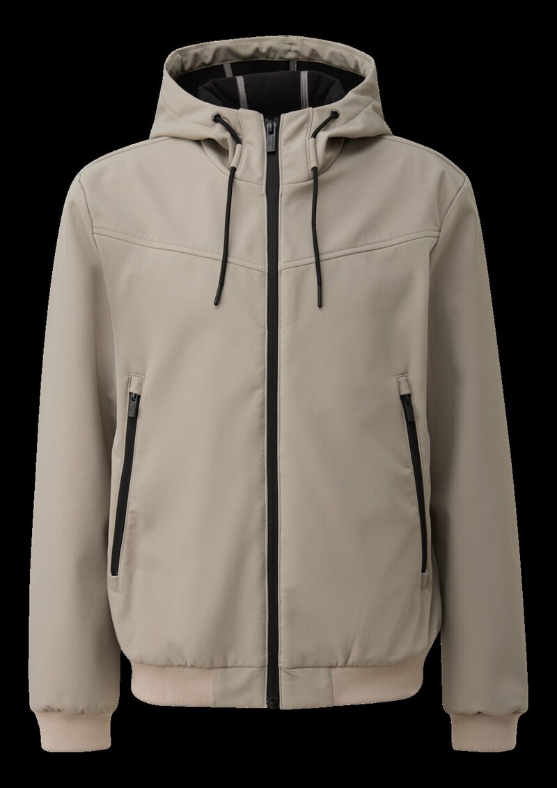 Softshelljacke mit Reißverschlusstaschen