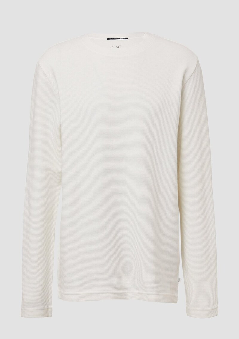 Longsleeve aus Strukturware
