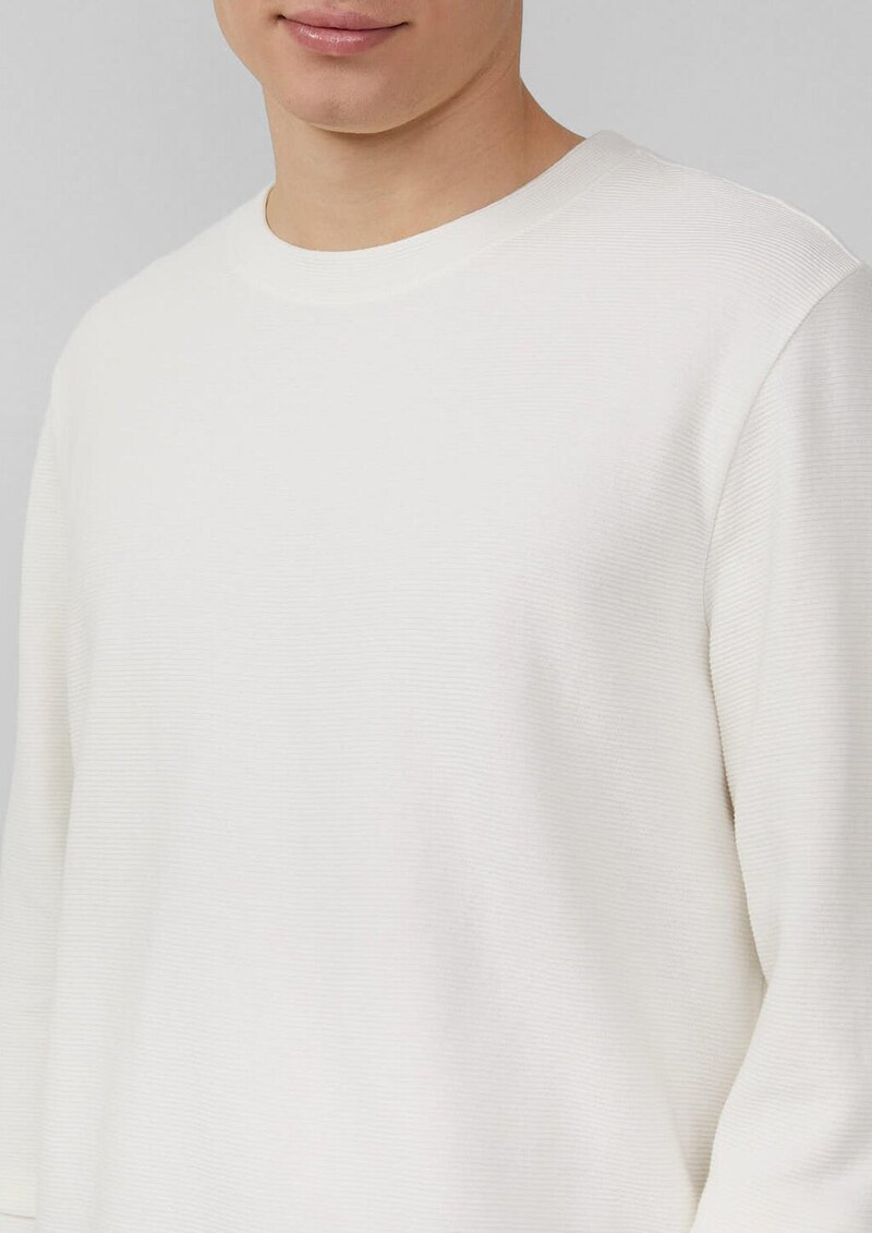 Longsleeve aus Strukturware