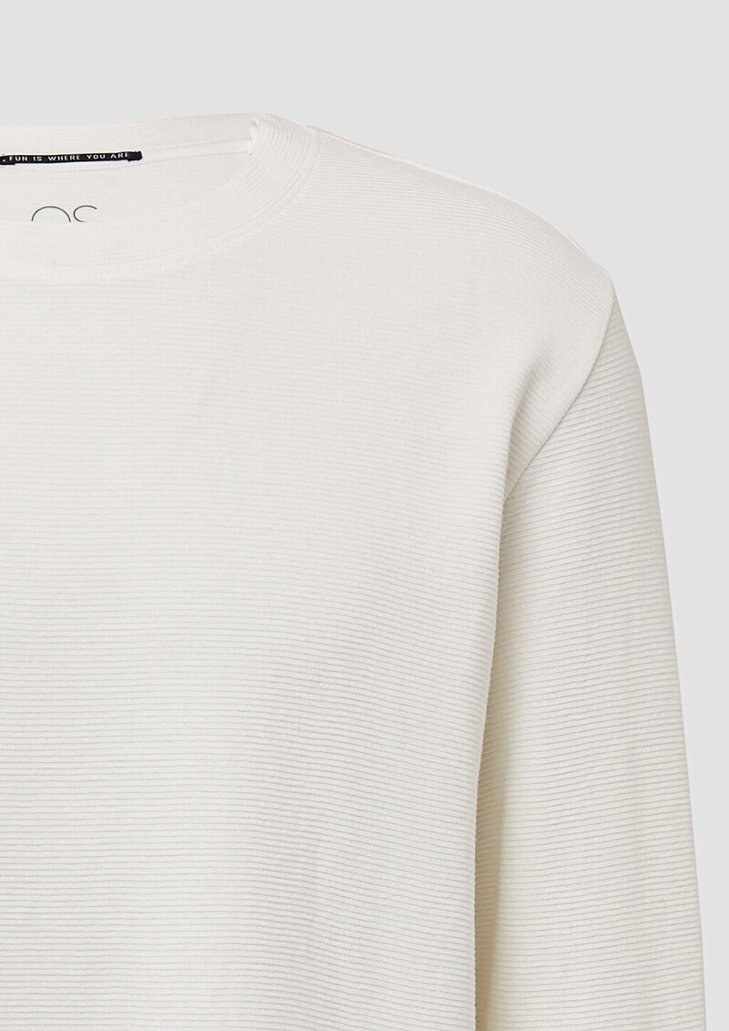 Longsleeve aus Strukturware