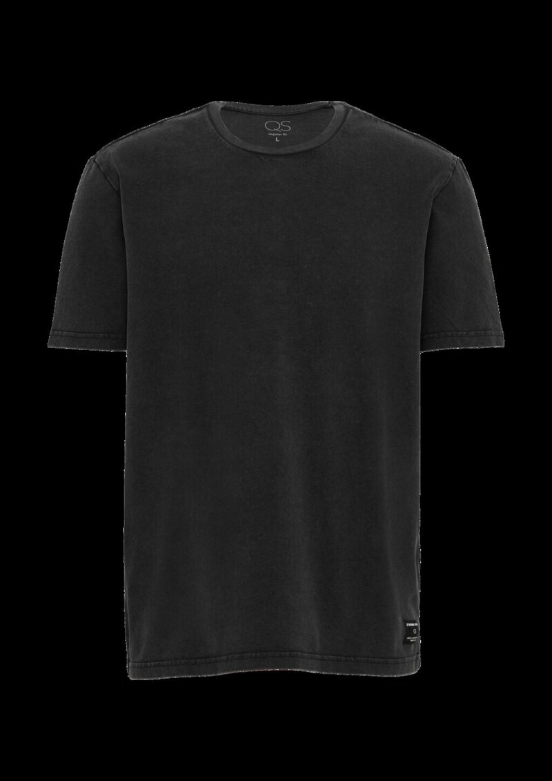 Gewaschenes Basic-T-Shirt aus weichem Heavy Jersey