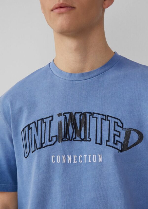 T-Shirt mit Farbverlauf und Artwork