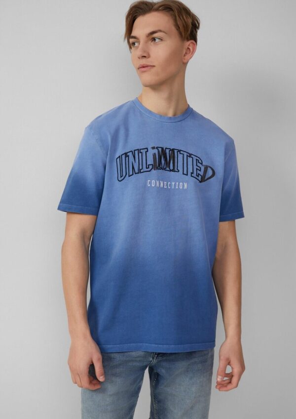 T-Shirt mit Farbverlauf und Artwork