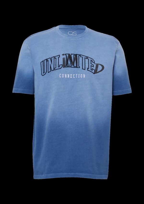 T-Shirt mit Farbverlauf und Artwork