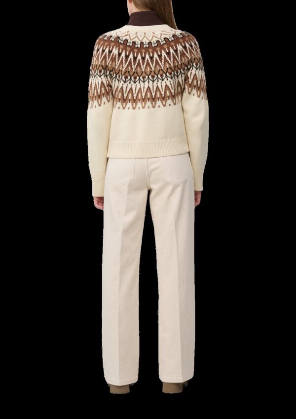 Jacquard-Strickjacke im Relaxed Fit