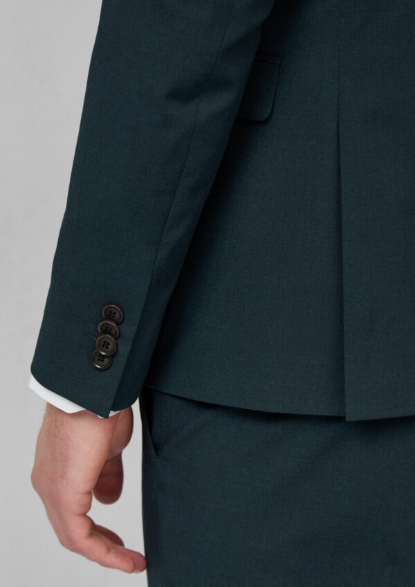 s.O PURE: Sakko aus meliertem Stretch-Twill