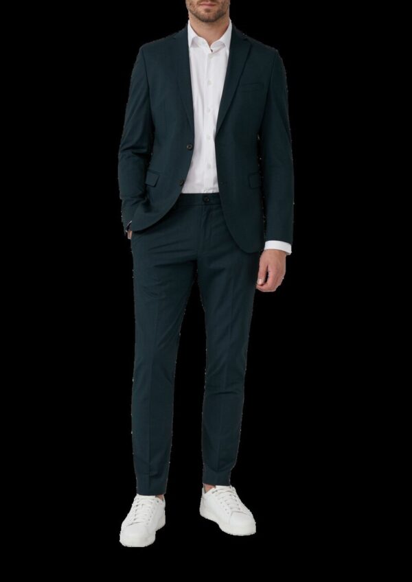 s.O PURE: Sakko aus meliertem Stretch-Twill