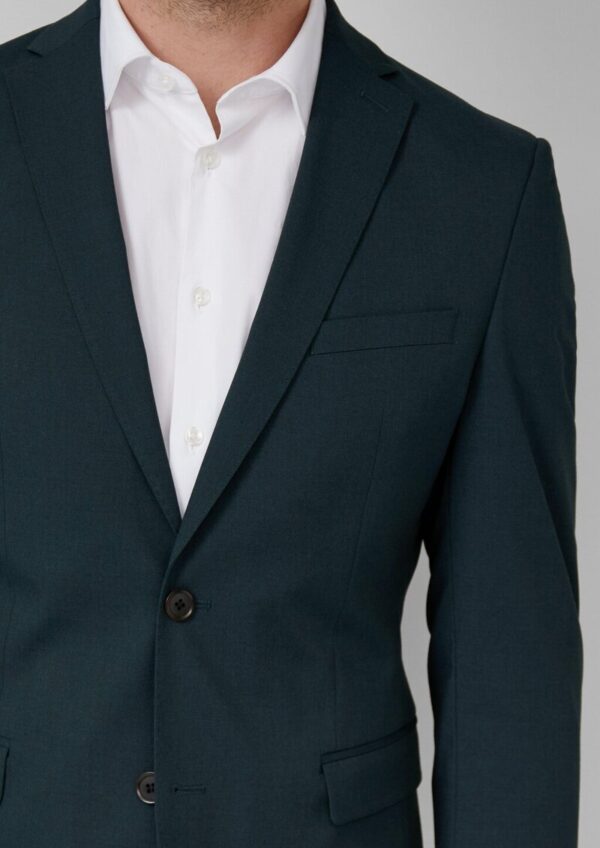 s.O PURE: Sakko aus meliertem Stretch-Twill