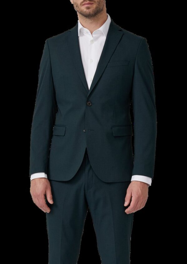 s.O PURE: Sakko aus meliertem Stretch-Twill