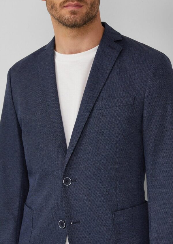 s.O JOGG: Sakko aus meliertem Piqué-Jersey