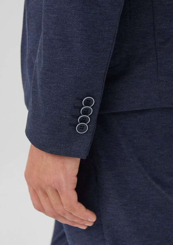 s.O JOGG: Sakko aus meliertem Piqué-Jersey