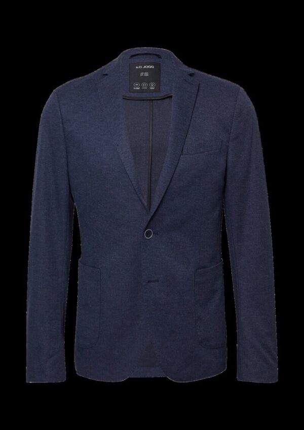 s.O JOGG: Sakko aus meliertem Piqué-Jersey