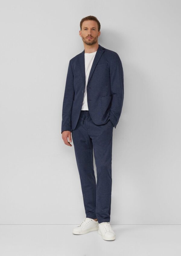 s.O JOGG: Sakko aus meliertem Piqué-Jersey