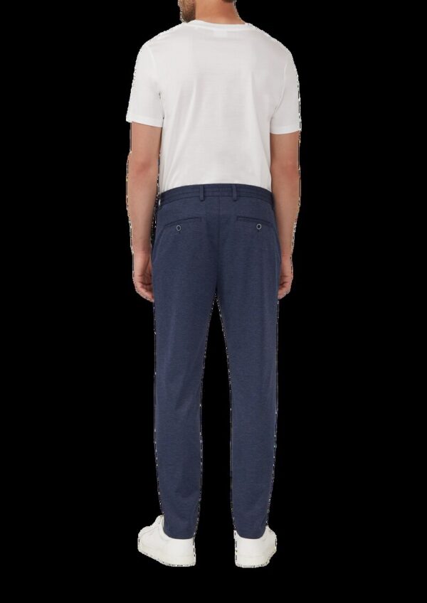 s.O JOGG: Anzug-Hose aus meliertem Piqué-Jersey