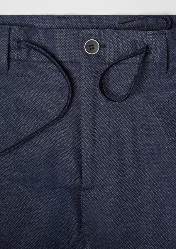 s.O JOGG: Anzug-Hose aus meliertem Piqué-Jersey