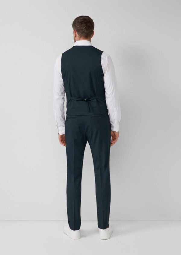 s.O PURE: Weste aus meliertem Stretch-Twill