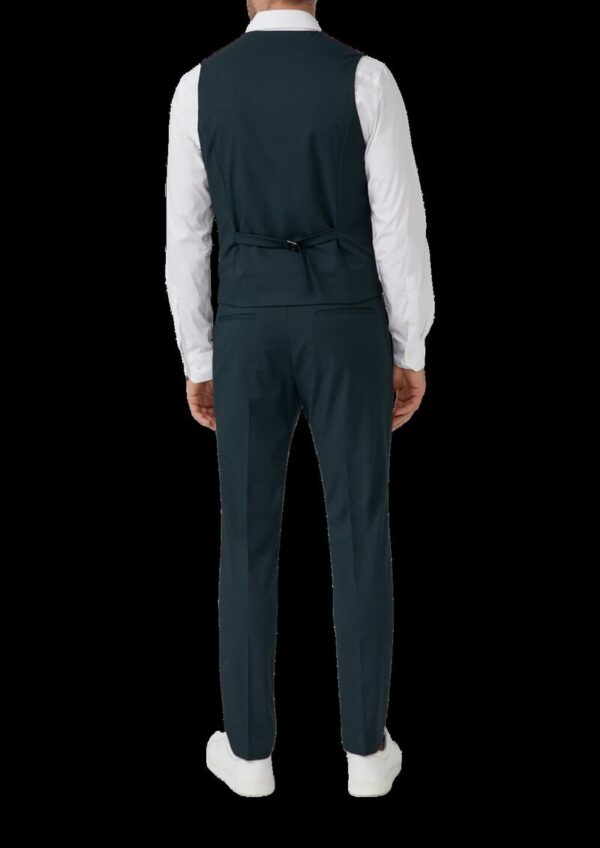 s.O PURE: Weste aus meliertem Stretch-Twill