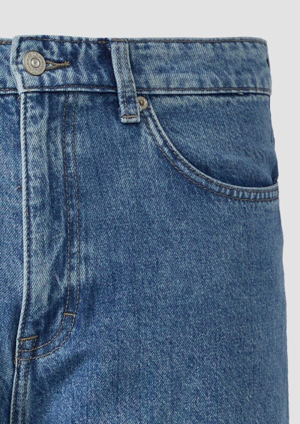 Denim-Shorts / Loose Fit / Mid Rise / Wide Leg