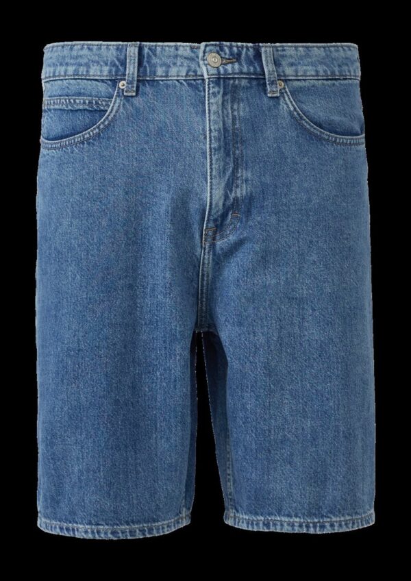 Denim-Shorts / Loose Fit / Mid Rise / Wide Leg