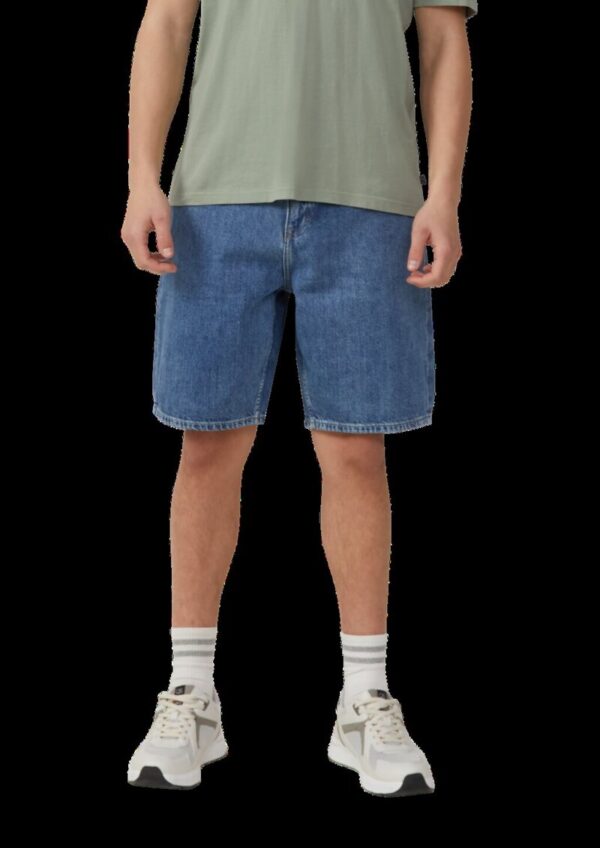 Denim-Shorts / Loose Fit / Mid Rise / Wide Leg