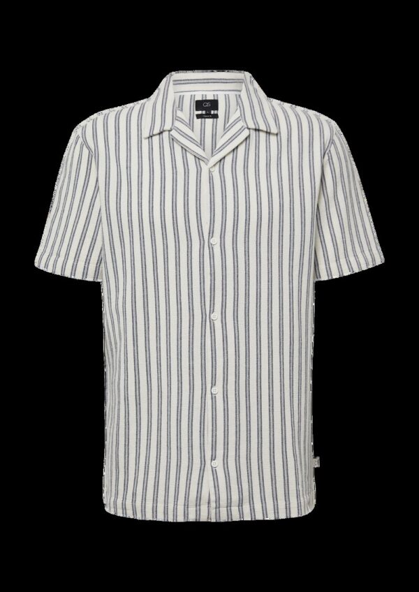 Resort Fit: Hemd mit Strukturstreifen