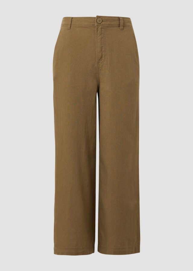 Culotte aus Leinenmix