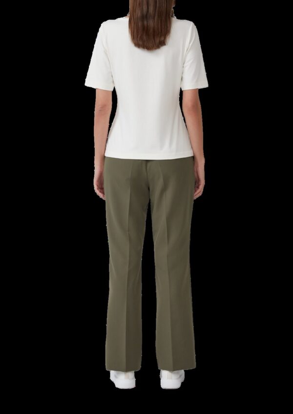 T-Shirt mit Metallic-Frontprint