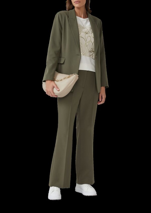 T-Shirt mit Metallic-Frontprint