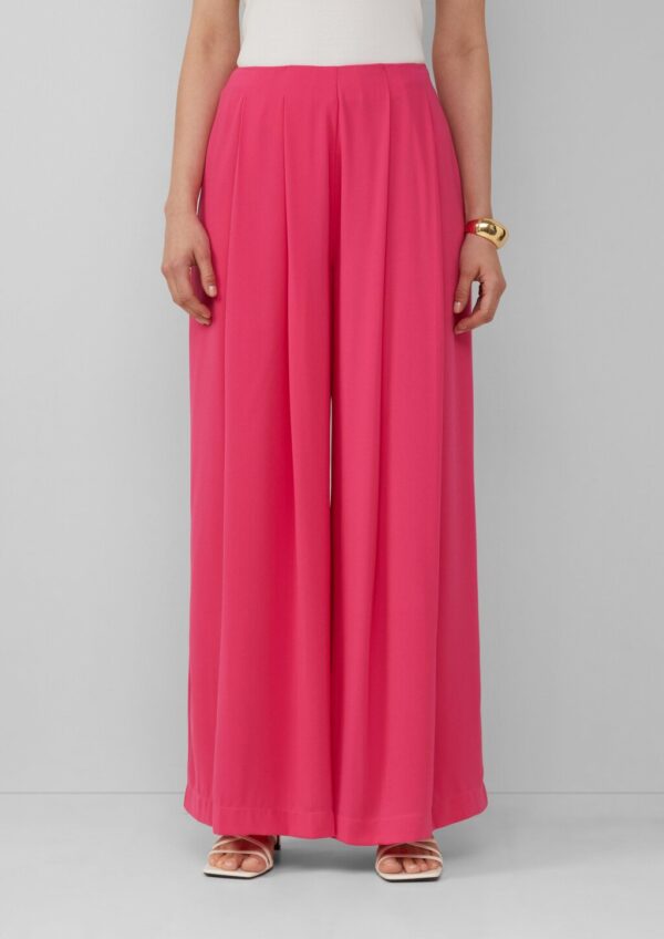 Elegante Wide Leg-Hose mit hohem Bund