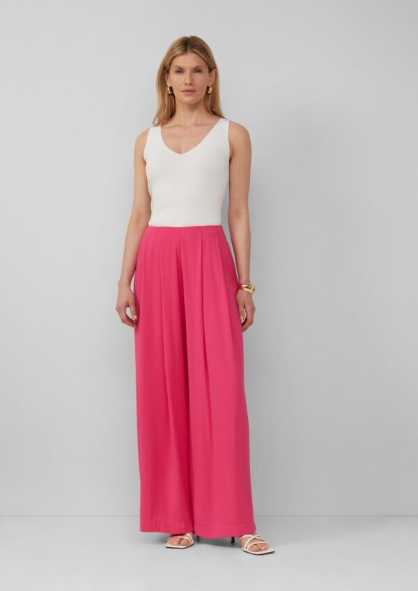Elegante Wide Leg-Hose mit hohem Bund