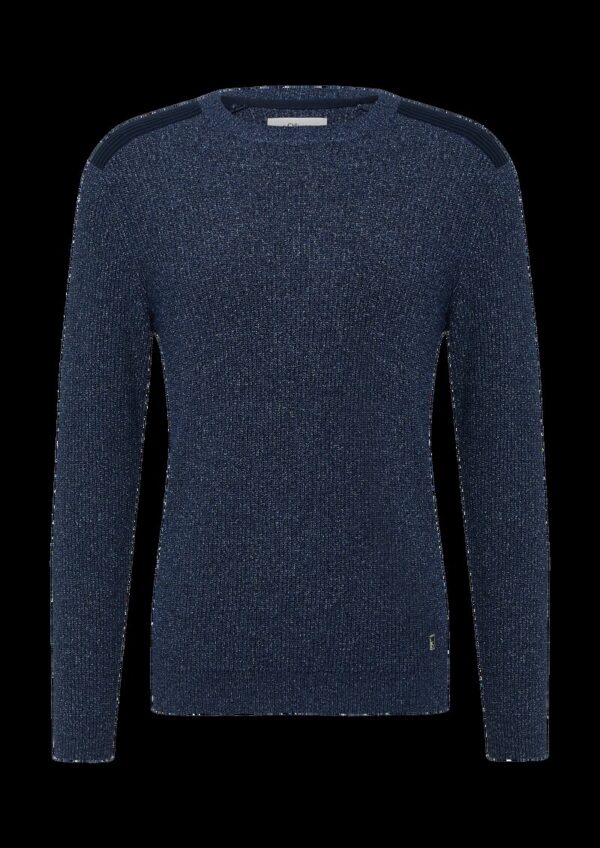 Pullover aus Moulinégarn mit Schultereinsätzen