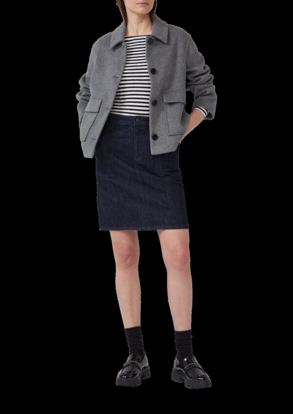 Jeansrock mit aufgesetzten Taschen | 360° Denim