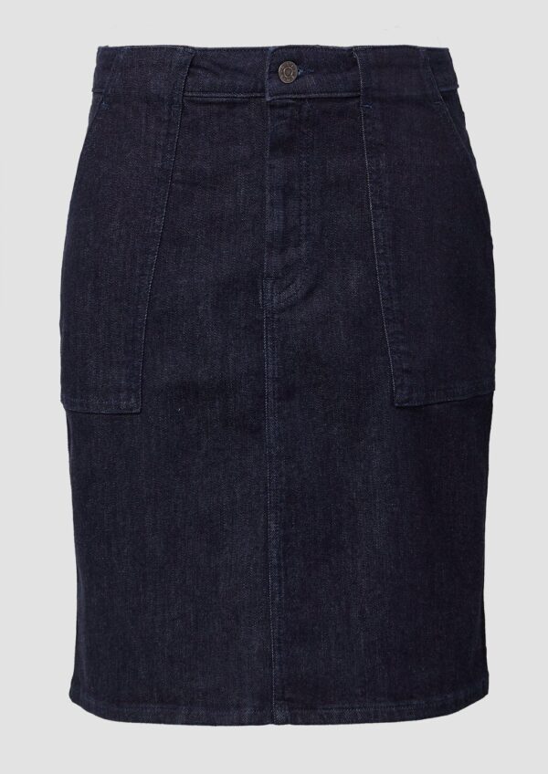 Jeansrock mit aufgesetzten Taschen | 360° Denim
